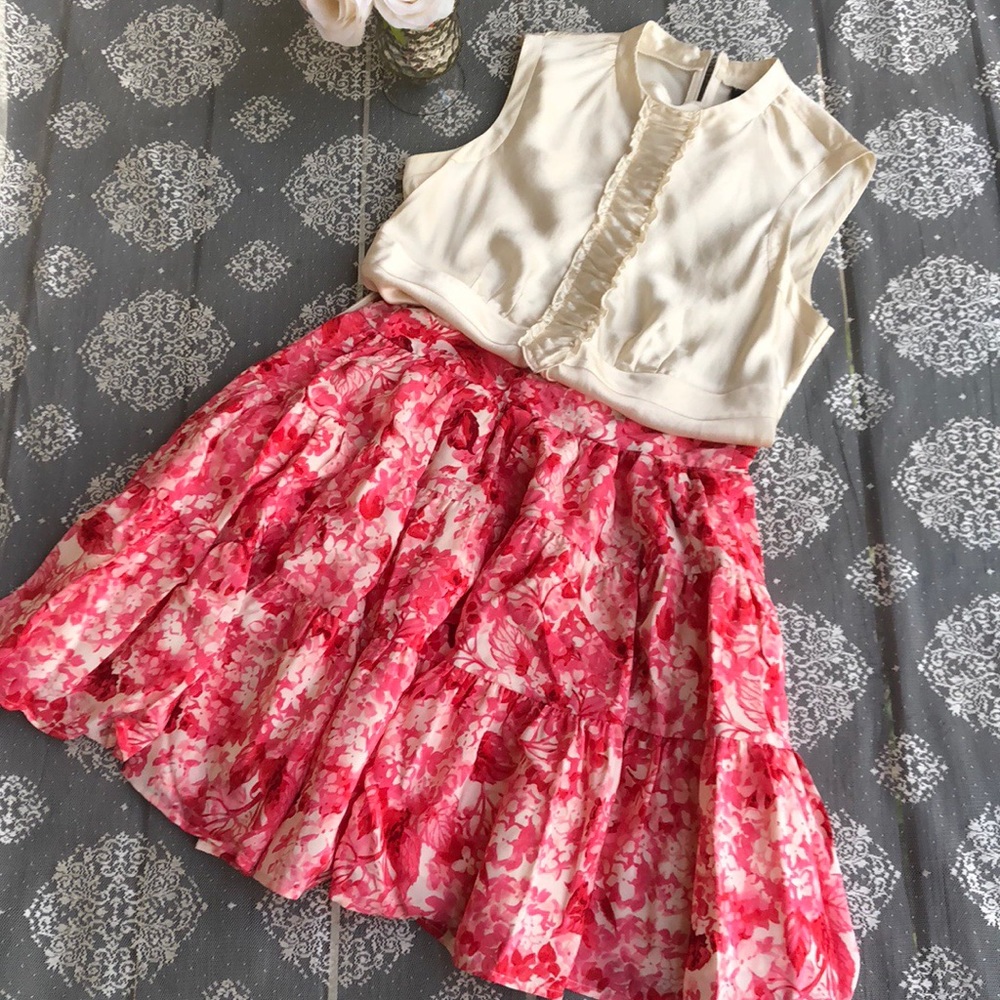 Juicy Couture 100% silk skirt